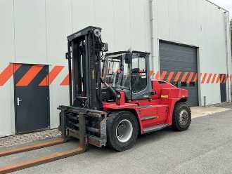 Used Forklift Truck KALMAR DCG120-6 DIESEL VIERRADFRONTSTAPLER (13050010) backdrop