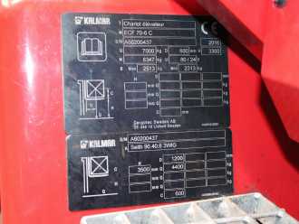 Used Forklift Truck KALMAR ECF 70-6 C ELEKTRO VIERRADFRONTSTAPLER (13028790)