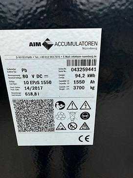 Used Forklift Truck KALMAR ECG 80-9 ELEKTRO VIERRADFRONTSTAPLER (13047762)