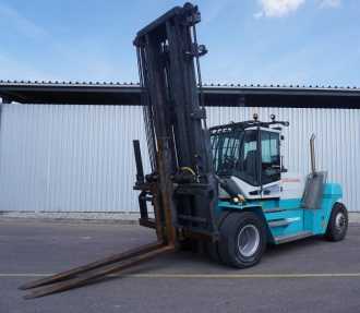 Used Forklift Truck KONECRANES SMV16-1200 C DIESEL VIERRADFRONTSTAPLER (12890489) backdrop