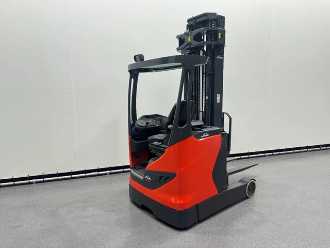 Used Forklift Truck LINDE 1120 R 14 HD-01 ELEKTRO SCHUBMASTSTAPLER (13064787) backdrop