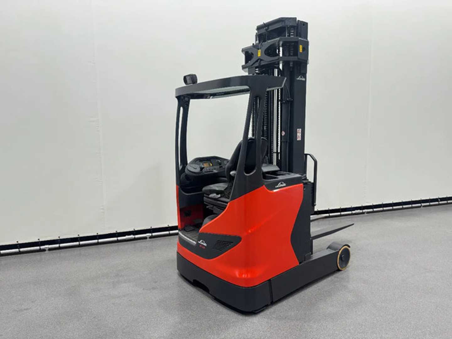 Used Forklift Truck LINDE 1120 R 14 HD-01 ELEKTRO SCHUBMASTSTAPLER (13064787)