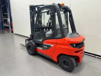 Used Forklift Truck LINDE 1202 H 35 D-01 DIESEL VIERRADFRONTSTAPLER (13063367)