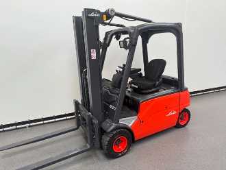 Used Forklift Truck LINDE 386 E 20 PL-01 ELEKTRO VIERRADFRONTSTAPLER (13058364)