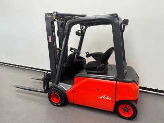 Used Forklift Truck LINDE 386 E 20 PL-01 ELEKTRO VIERRADFRONTSTAPLER (13058364)