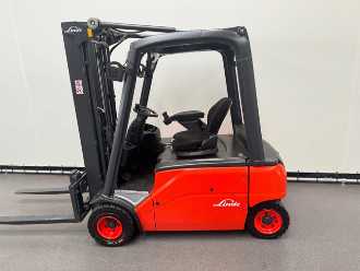 Used Forklift Truck LINDE 386 E 20 PL-01 ELEKTRO VIERRADFRONTSTAPLER (13058364)
