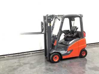 Used Forklift Truck LINDE 391 H 16 T-01 GAS VIERRADFRONTSTAPLER (12999175)