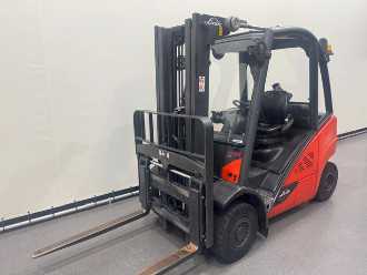 Used Forklift Truck LINDE 393 H 25 D-02 DIESEL VIERRADFRONTSTAPLER (13073366)