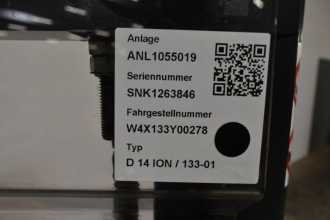 Used Forklift Truck LINDE D 14 ION 133-01 ELEKTRO HOCHHUBWAGENFAHRERSTAND (13041713)