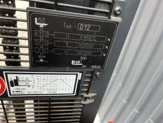 Used Forklift Truck LINDE D12 ELEKTRO HOCHHUBWAGENDEICHSEL (13068807)