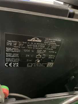 Used Forklift Truck LINDE D12HPSP ELEKTRO HOCHHUBWAGENFAHRERSITZ (13018663)
