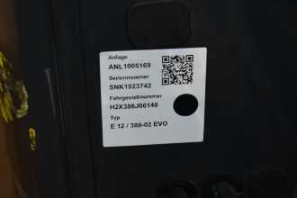 Used Forklift Truck LINDE E 12 386-02 EVO ELEKTRO DREIRADFRONTSTAPLER (13006713)