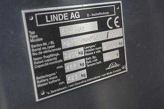Used Forklift Truck LINDE E 12Z-02 - Triplex ELEKTRO VIERRADFRONTSTAPLER (12880429)