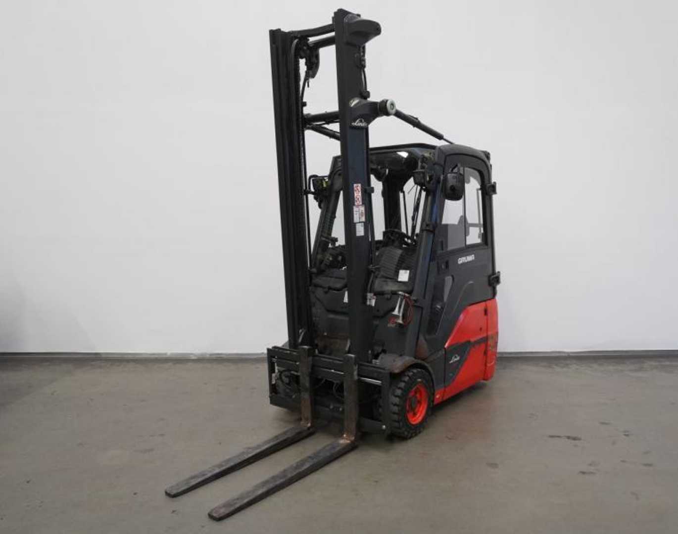 Used Forklift Truck LINDE E 14 EX 386-02 EVO ELEKTRO DREIRADFRONTSTAPLER (12995417)