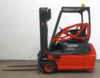 Used Forklift Truck LINDE E 16 335-02 ELEKTRO DREIRADFRONTSTAPLER (12970591)