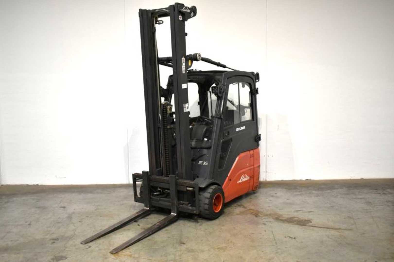 Used Forklift Truck LINDE E 16 386 ELEKTRO DREIRADFRONTSTAPLER (13071122)