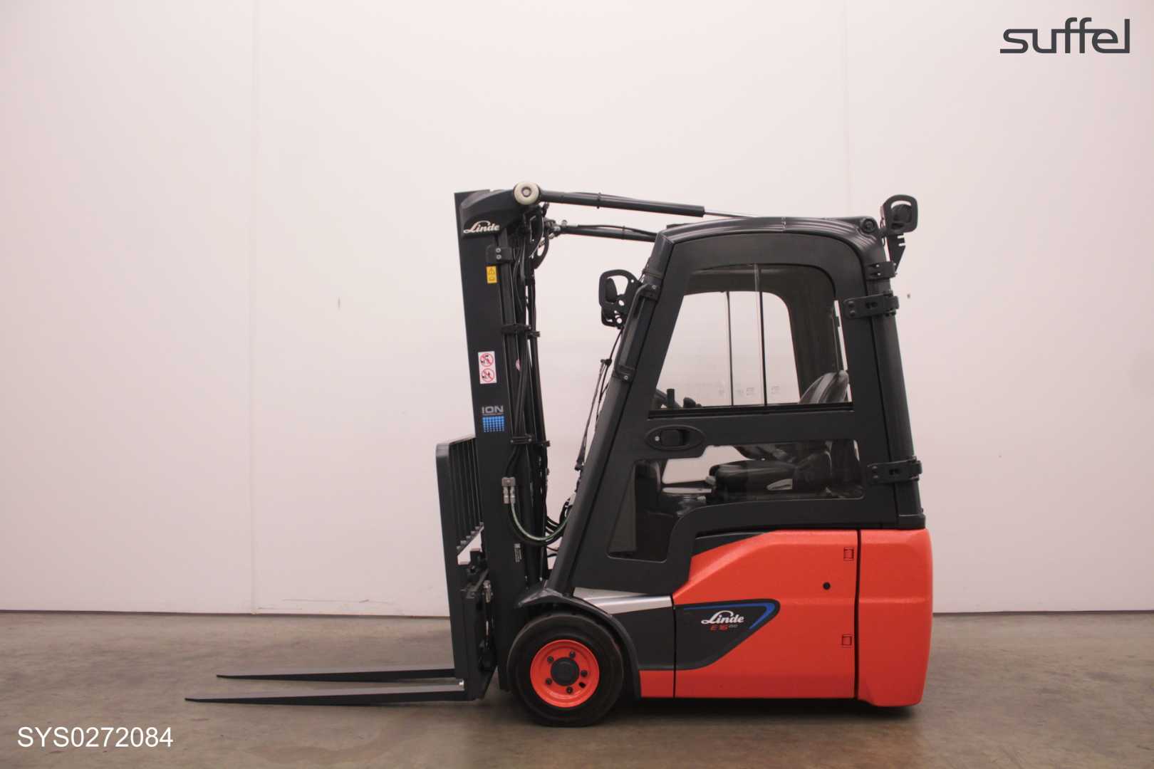 Used Forklift Truck LINDE E 16 C ELEKTRO DREIRADFRONTSTAPLER (13048684)