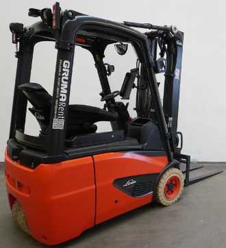 Used Forklift Truck LINDE E 16 C EVO 386-02 ELEKTRO DREIRADFRONTSTAPLER (13068128)