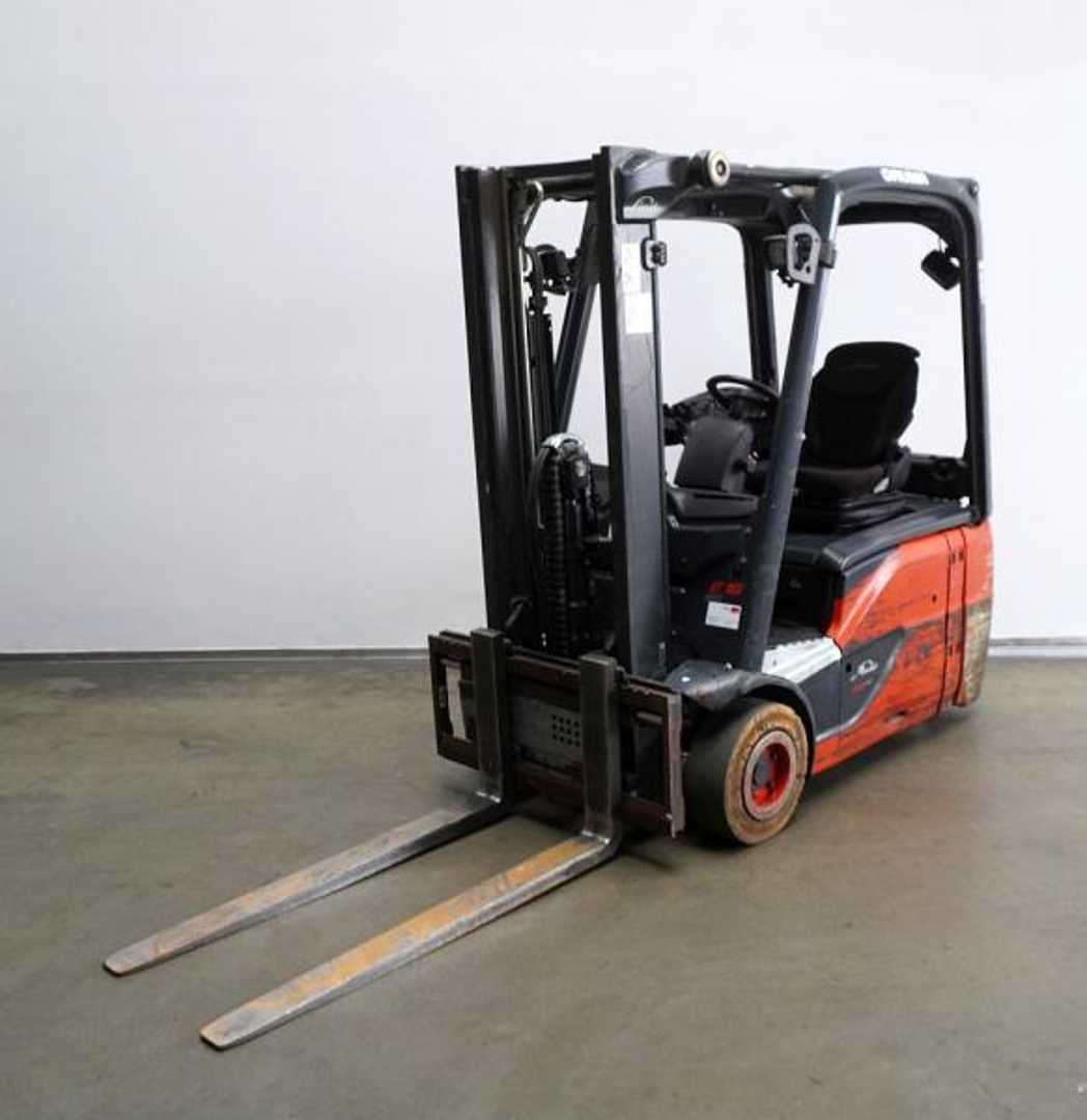 Used Forklift Truck LINDE E 16 EVO 386-02 ELEKTRO DREIRADFRONTSTAPLER (13063127)