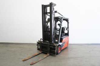 Used Forklift Truck LINDE E 16 EVO 386-02 ELEKTRO DREIRADFRONTSTAPLER (13067931) backdrop
