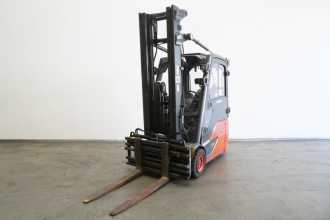 Used Forklift Truck LINDE E 16 EVO 386-02 ELEKTRO DREIRADFRONTSTAPLER (13068133) backdrop