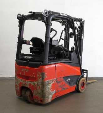 Used Forklift Truck LINDE E 16 H EVO 386-02 ELEKTRO DREIRADFRONTSTAPLER (13019563)