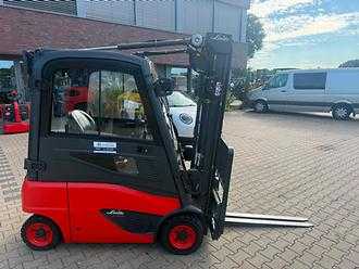 Used Forklift Truck LINDE E 16 P ELEKTRO VIERRADFRONTSTAPLER (13059158)
