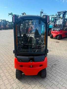 Used Forklift Truck LINDE E 16 P ELEKTRO VIERRADFRONTSTAPLER (13059158)