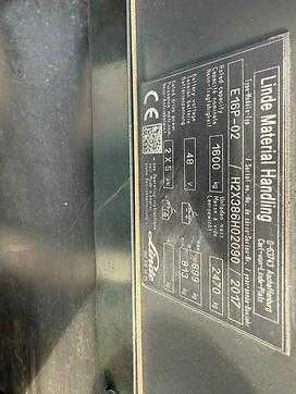 Used Forklift Truck LINDE E 16 P ELEKTRO VIERRADFRONTSTAPLER (13059158)
