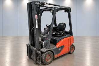 Used Forklift Truck LINDE E 16 P - 02 /58514/ ELEKTRO VIERRADFRONTSTAPLER (13065577) backdrop