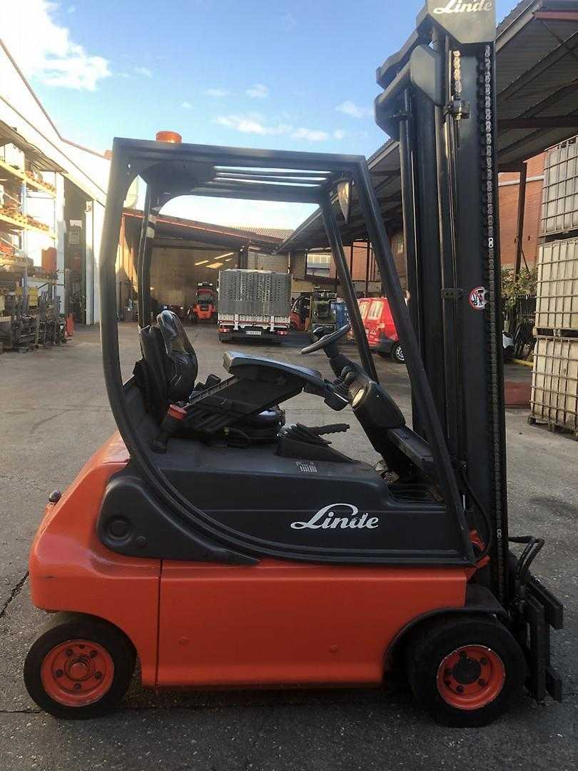 Used Forklift Truck LINDE E-16-P ELEKTRO VIERRADFRONTSTAPLER (12764774)