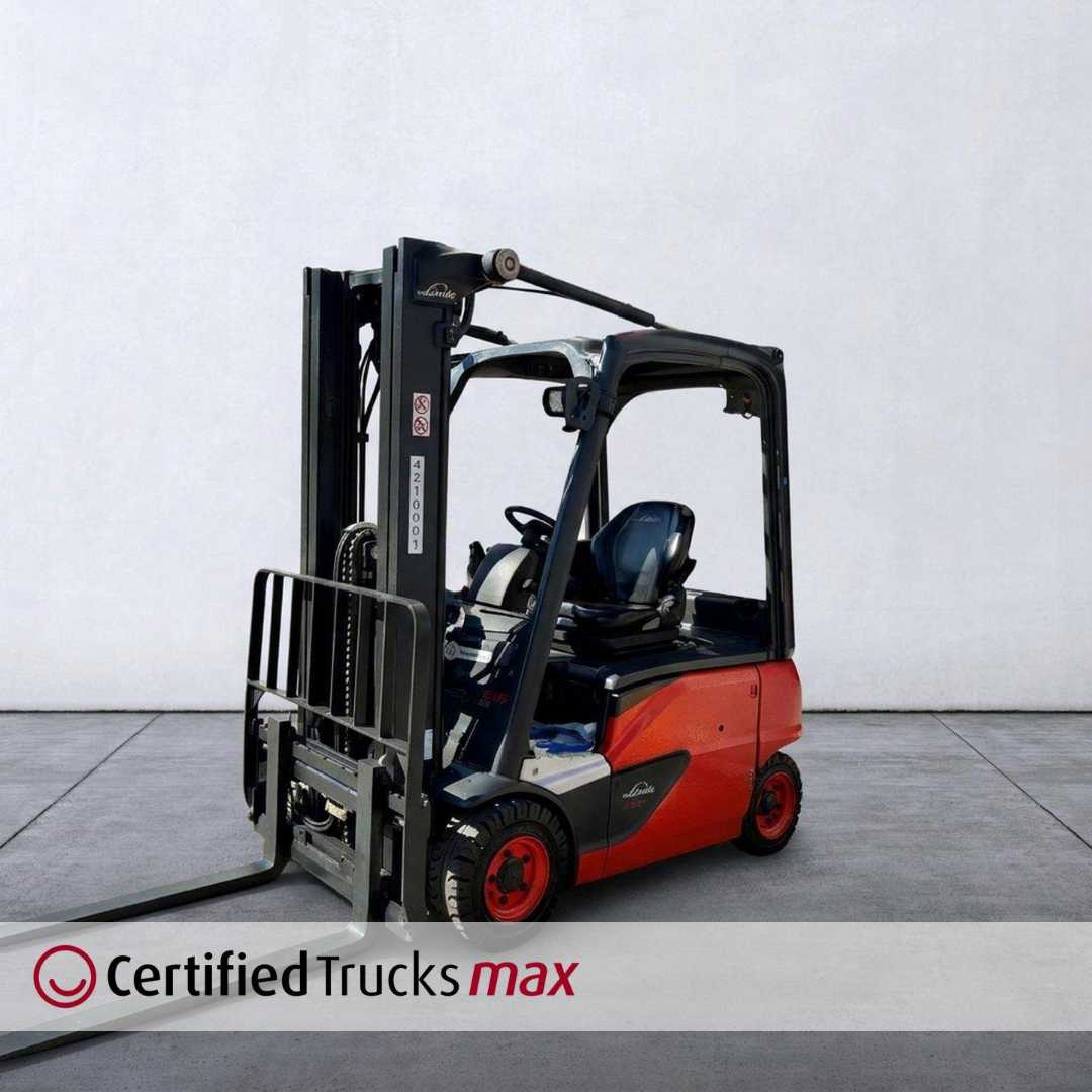 Used Forklift Truck LINDE E 16 P EVO ELEKTRO VIERRADFRONTSTAPLER (13074686)