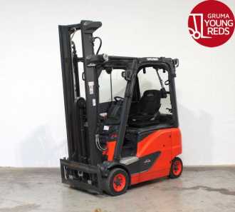 Used Forklift Truck LINDE E 16 PH EVO 386-02 ELEKTRO VIERRADFRONTSTAPLER (12778792) backdrop