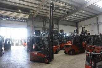 Used Forklift Truck LINDE E 16C-02 - Triplex - Li-Ionen ELEKTRO DREIRADFRONTSTAPLER (13037871)