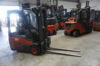 Used Forklift Truck LINDE E 16C-02 - Triplex - Li-Ionen ELEKTRO DREIRADFRONTSTAPLER (13037871)