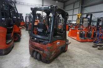 Used Forklift Truck LINDE E 16C-02 - Triplex - Li-Ionen ELEKTRO DREIRADFRONTSTAPLER (13037871)