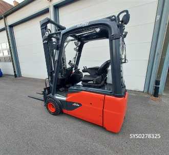 Used Forklift Truck LINDE E 18 ELEKTRO DREIRADFRONTSTAPLER (13068260) backdrop