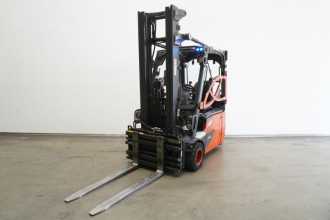 Used Forklift Truck LINDE E 18 EVO 386-02 ELEKTRO DREIRADFRONTSTAPLER (13069280) backdrop