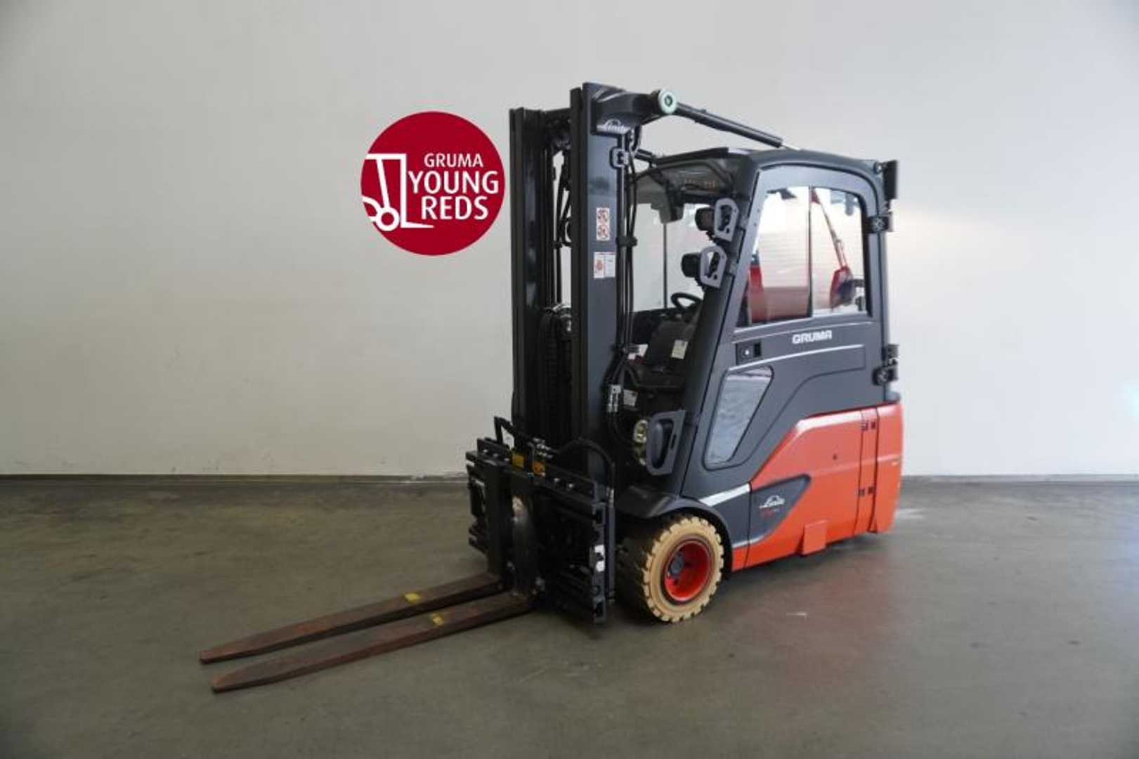 Used Forklift Truck LINDE E 18 L EVO 386-02 ELEKTRO DREIRADFRONTSTAPLER (12975402)