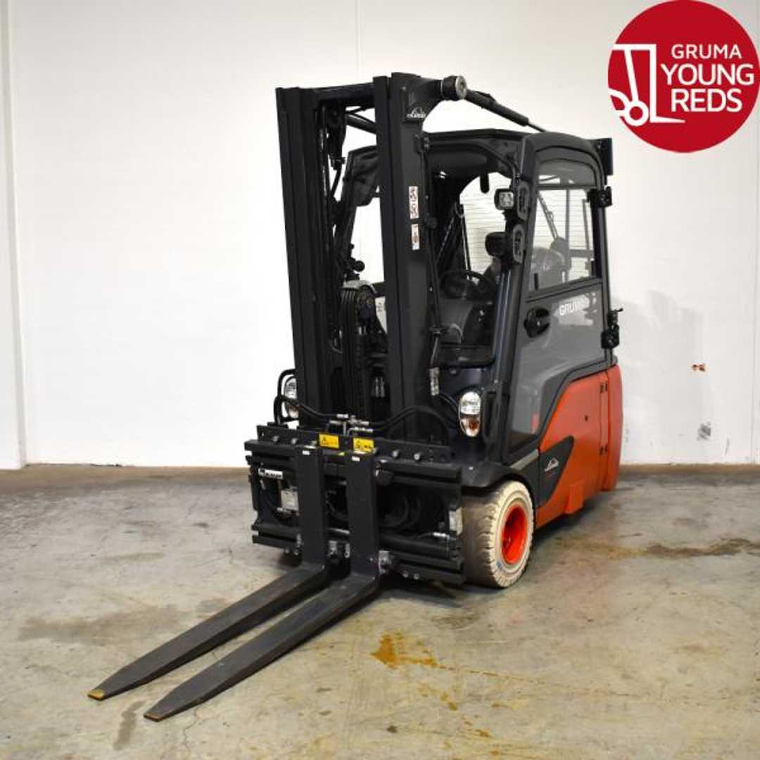Used Forklift Truck LINDE E 18 L EVO 386-02 ELEKTRO DREIRADFRONTSTAPLER (12976118)