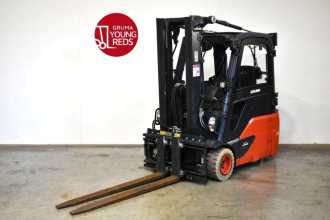 Used Forklift Truck LINDE E 18 L EVO 386-02 ELEKTRO DREIRADFRONTSTAPLER (13042458) backdrop