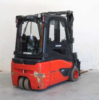 Used Forklift Truck LINDE E 18 L EVO 386-02 ELEKTRO DREIRADFRONTSTAPLER (13053535)