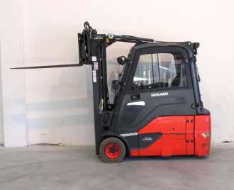 Used Forklift Truck LINDE E 18 L EVO 386-02 ELEKTRO DREIRADFRONTSTAPLER (13053535)