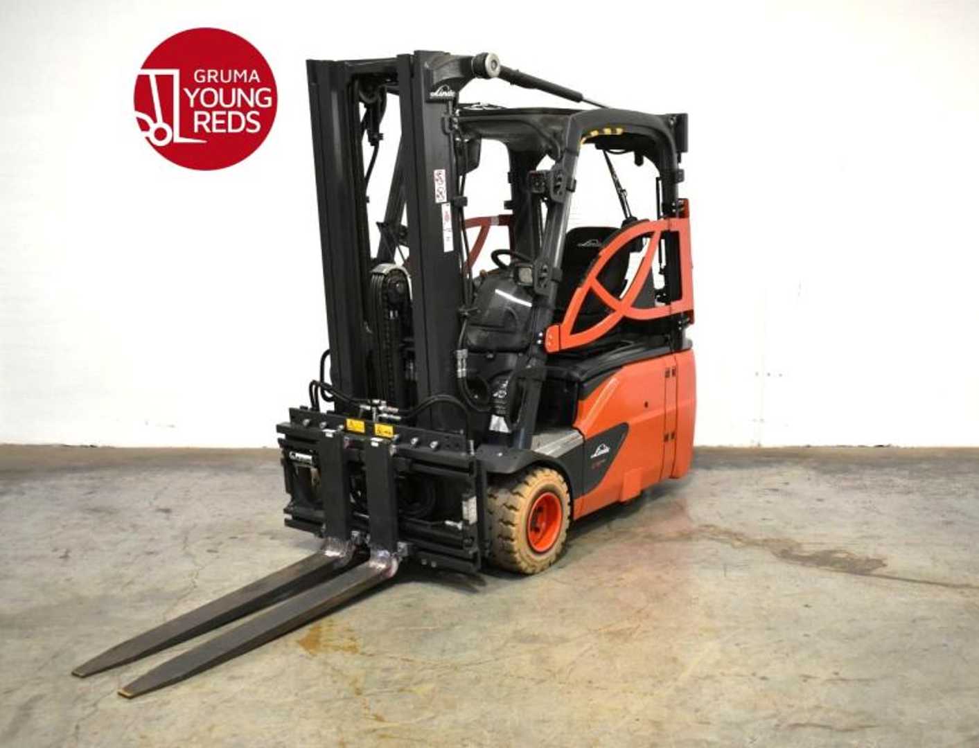 Used Forklift Truck LINDE E 18 L EVO 386-02 ELEKTRO DREIRADFRONTSTAPLER (13066863)