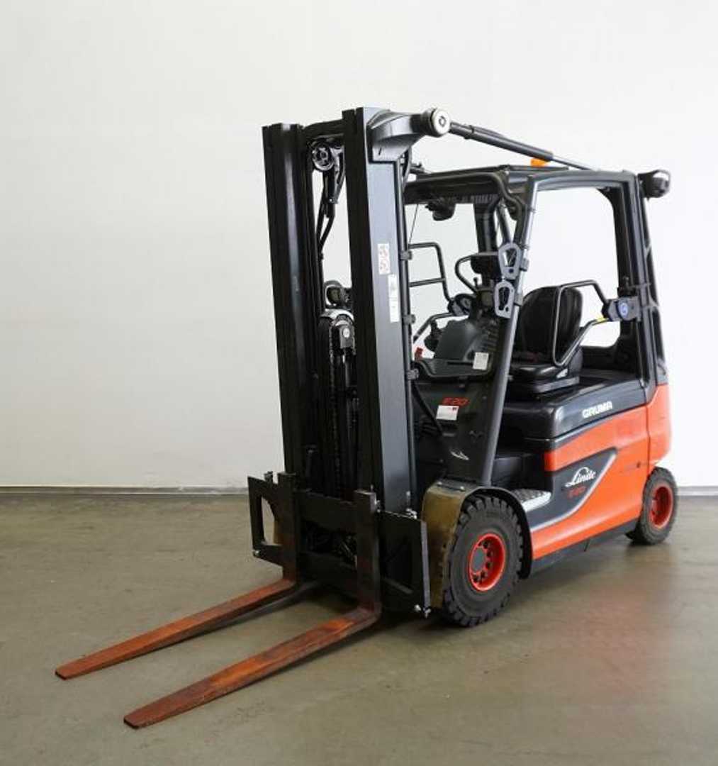 Used Forklift Truck LINDE E 20 387 ELEKTRO VIERRADFRONTSTAPLER (13065225)