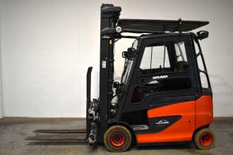Used Forklift Truck LINDE E 20/600 H 387-00 ELEKTRO VIERRADFRONTSTAPLER (13060617)