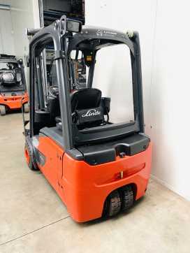 Used Forklift Truck LINDE E 20 L-02 EVO Triplex ELEKTRO DREIRADFRONTSTAPLER (13055817)