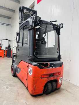 Used Forklift Truck LINDE E 20 L-02 EVO Triplex Kabine ELEKTRO DREIRADFRONTSTAPLER (13073825)