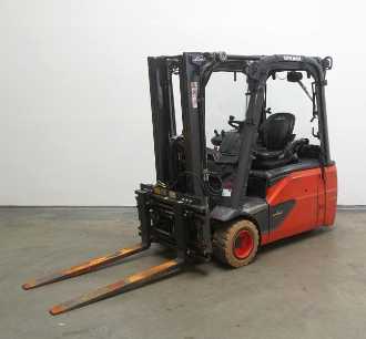 Used Forklift Truck LINDE E 20 L EVO 386-02 ELEKTRO DREIRADFRONTSTAPLER (13063273) backdrop