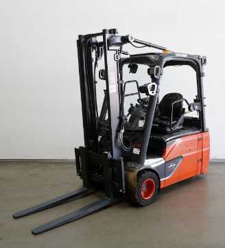 Used Forklift Truck LINDE E 20 L EVO 386-02 ELEKTRO DREIRADFRONTSTAPLER (13065226) backdrop